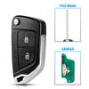 KEYYOU With Cutting Service For Citroen C4 C5 C6 C8 Xsara Picasso For Peugeot 107 207 307 308 Remote Car Key ASK/FSK 434Mhz ID46