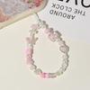 Stylish Pearl Bow Phone Lanyard for Women - Cute Beaded Anti-Lost Accessory