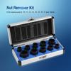 11pcs Nut Extractor Kit Screw Extractor Damaged Bolt Remover Broken Stud Spanner with Storage Case