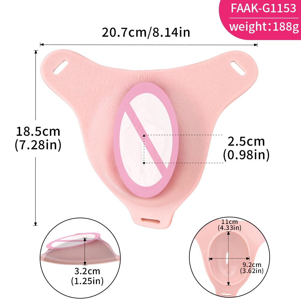 ANOSX Silicone Chastity Cage Device Male Chastity Belt Strapon Penis Sleeve Realistic Clitoris Vagina Wish BDSM Sex Toys For Men
