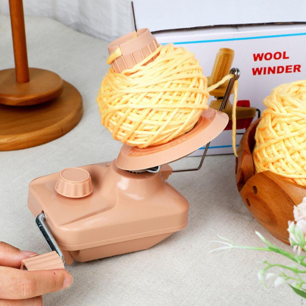 Yarn Ball Winder Smooth Winding Manual Easy to Use Knitting Supply for Home