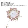 YUYAKESHI Ita Bag Handmade Ribbon Ita Bag Cute Rosette with Cross and Rhinestone Decoration Fits 58mm Can Rosette, Wedding-Style Decoration, (Pink