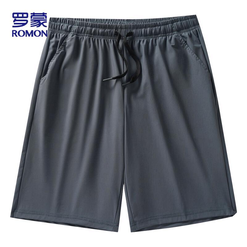 ROMON Men's Ice Silk Stretch Quick-Dry Casual Shorts K338