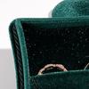 Velvet Jewelry Box Small Travel Jewelry Case with Tassel Charm Women Portable Jewelry Organizer