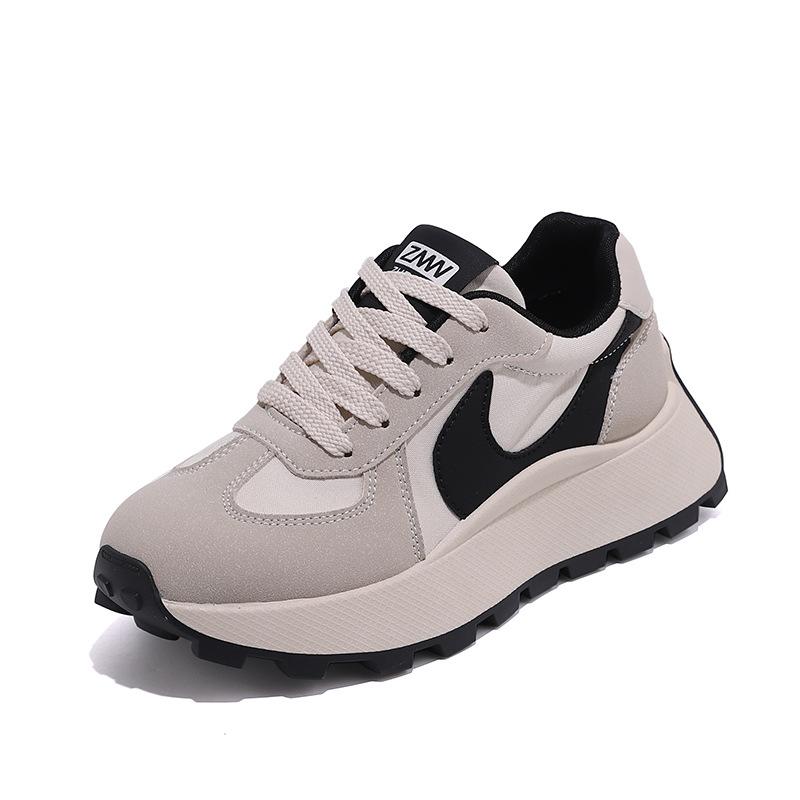 Women's shoes new Forrest Gump dad shoes women's 2025 spring versatile running sports platform heightening casual shoes AM1091