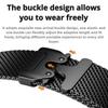 20mm 22mm Titanium Parachute Buckle Strap for Huawei Watch GT5 5Pro GT4 3 2e 46mm Luxury Milanese Bracelet for Samsung Galaxy Watch 7 6 5 4 Metal Band