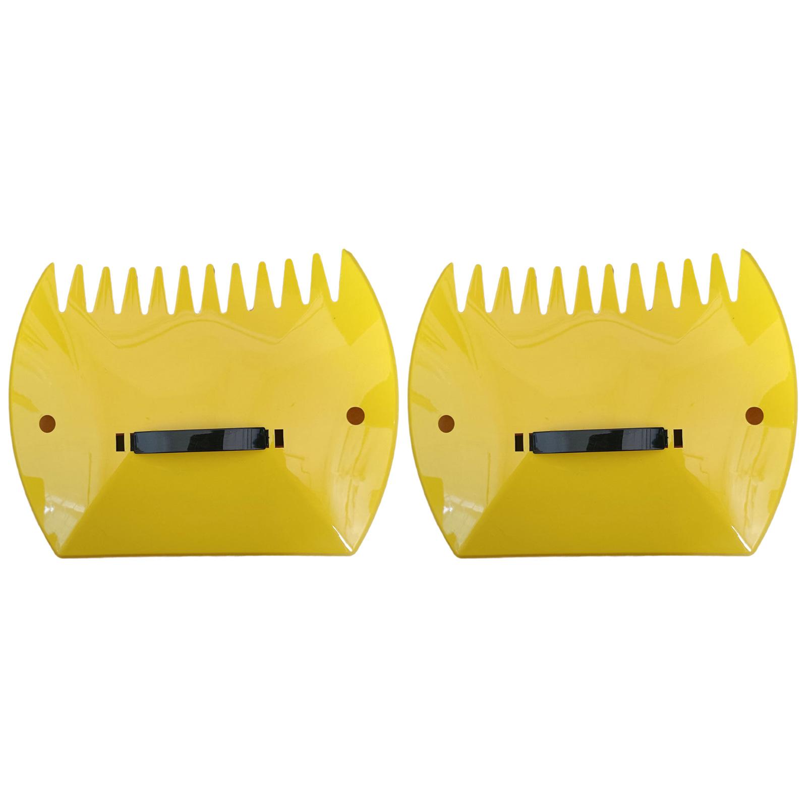 

Совок для листьев, захват для листьев, 2 шт., ручной совок для листьев, садовые и дворовые совки для листьев, ручные грабли, большой садовый инструмент для граблей A