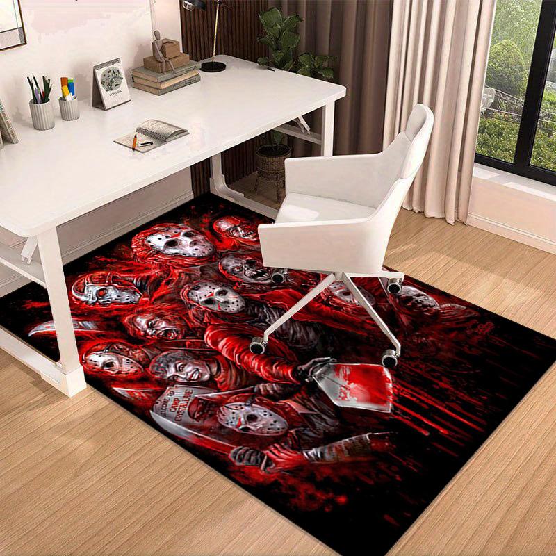 Horror Movie Characters Carpet, Chair Rug,Rug for Office Bedroom living rooms, Doormat decor Fan Gift Christmas Gift