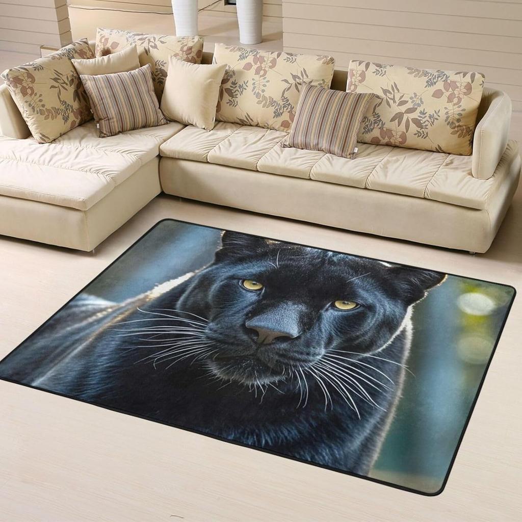 Non-Slip Doormat Low Profile Floor Mats Sugar Skull Rose Area Rug Entrance Mat Machine Washable Carpet for Bedroom Dining Room