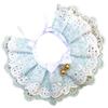 Pet Dog Cats Puppy Three-layer Lace Bowknot Bell Collar Bib Necklace Neck Strap