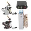 Professional Tattoo Kit Coil Tattoo Machine 3RL 5M1 Tattoo Needle Practice Exercise Skin Set
