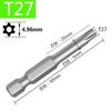 Hex Shank Star Bit Set: High Hardness Magnetic Screwdriver and Drill Set