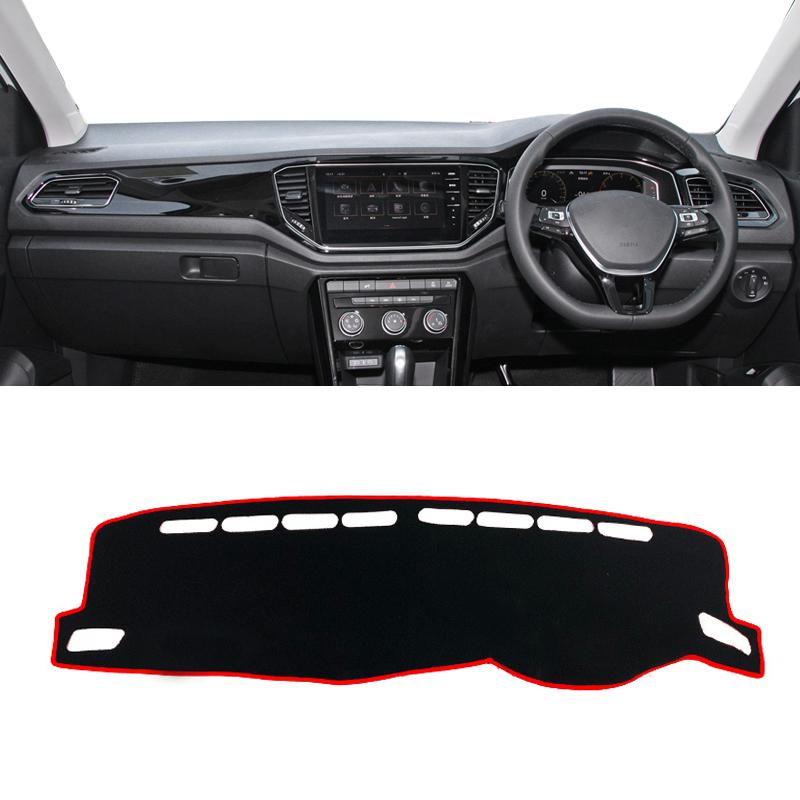 For Volkswagen VW T-ROC T ROC TROC 2018-   Car Dashboard Cover Mat Auto Dash Board Sun Shade Pad Carpets Accessories