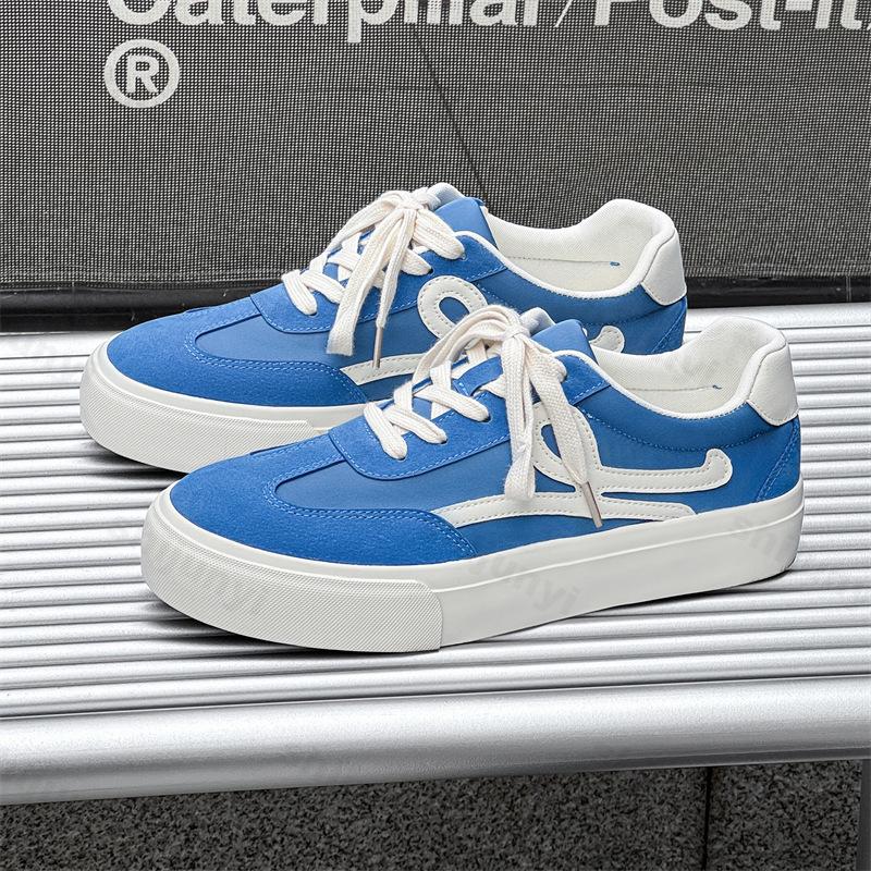 Fashion Men Vulcanized Shoes 2025 New Red Casual Platform Sneakers Vintage Sports Fashion Skateboard Shoes Flats Tennis Tenis Masculino