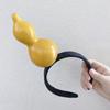 Divertente Cerchietto Frutta Verdura Simulati Fascia Pane Carota Banana Fascia Peperone Copricapo per Compleanno Cosplay Halloween