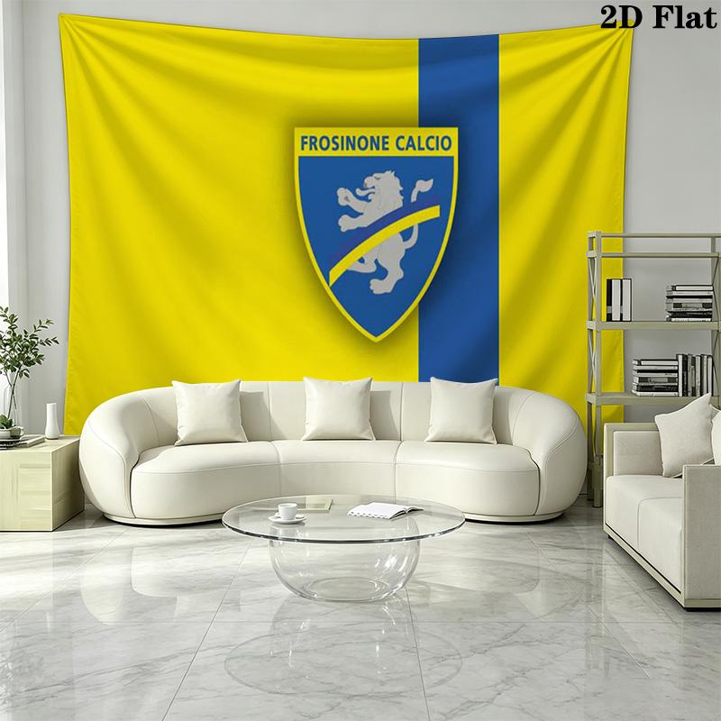 Frosinone Calcio Wall Tapestry Aesthetic Wall Hanging Printed Fabric Blanket Decorative Tapestries for Bedroom Living Room Home Decor