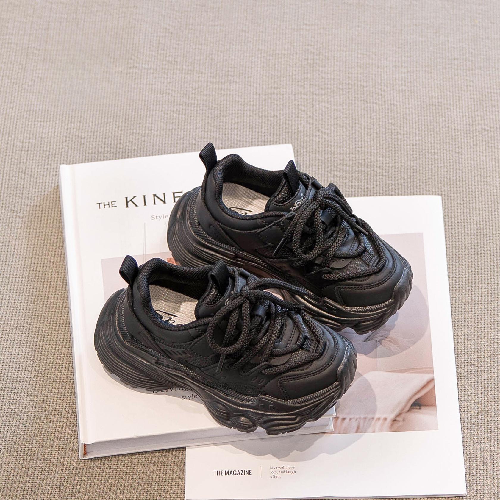 Обувь для девочек Кроссовки Весна и осень Новые легкие нескользящие повседневные туфли — фото 11