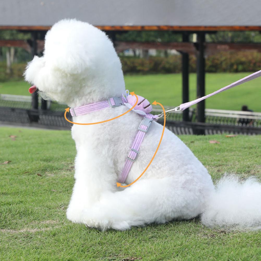 Sicheres Katzengeschirr für kleine Katzen Katzengeschirr Leine Set Verstellbar Cartoon Biene Haustiergeschirr Leine Set für Kleine bis für Draußen