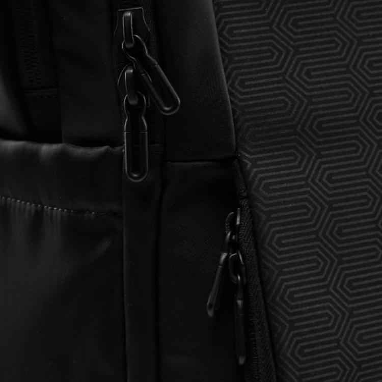 Li Ning Bordserie Logotyp Nylonryggsäck Unisexryggsäck Svart ABSV037-1