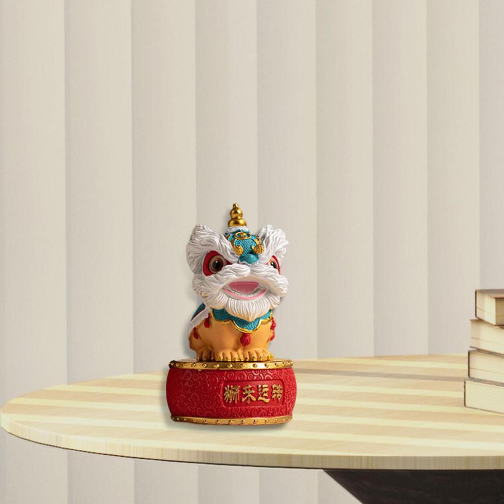 Dancing Figurine, Desk Decoration, Resin Gift, Collectible, Feng Shui Ornament, Statue for Furniture