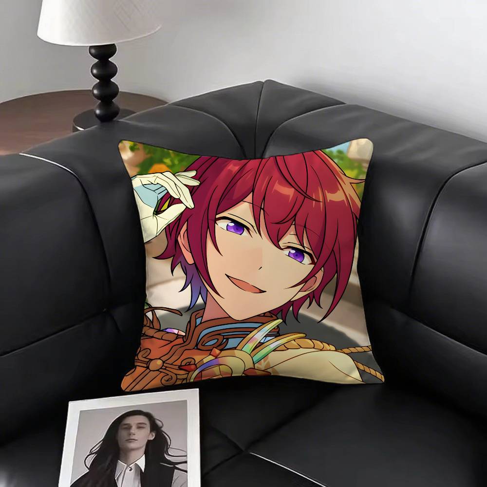 1pc Tsukasa Suou Pillow Case Fashion Square Pillowcase Bedroom Sofa Room Ins Decoration Leisure