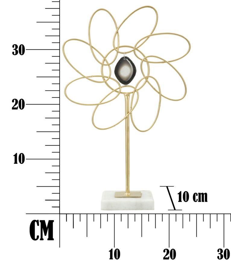 Decoration Glam Daisy Cm 24X10X37,5