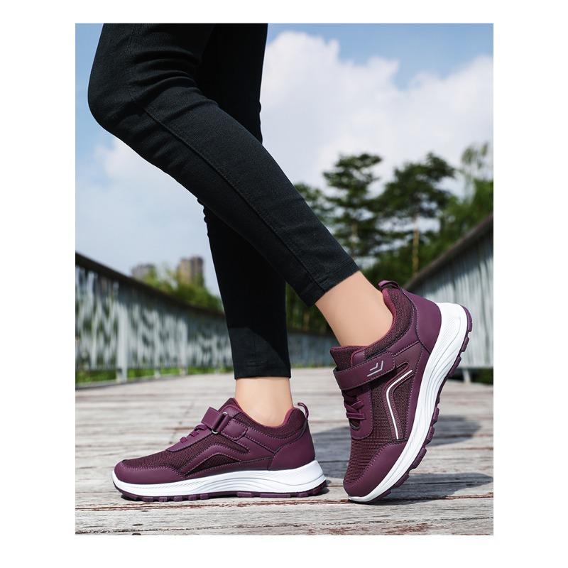 Damen Frühlings Komfortable Weichsohlige Sports Walking Schuhe, Klettverschluss Senioren Freizeit Schuhwerk, Unisex Stil.