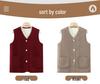 Women's Lamb Fleece Vest Coat - Warm Winter Fashion for Mom