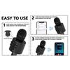 Bluetooth Wireless Karaoke Microphone All-in-One Portable Handheld Mic with Speaker Recorder Microfono Inalambrico WM SPK BLK