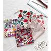 Floral Plaid Drawstring Pouch: Sundries, Keys, Coin, Card & Phone Holder