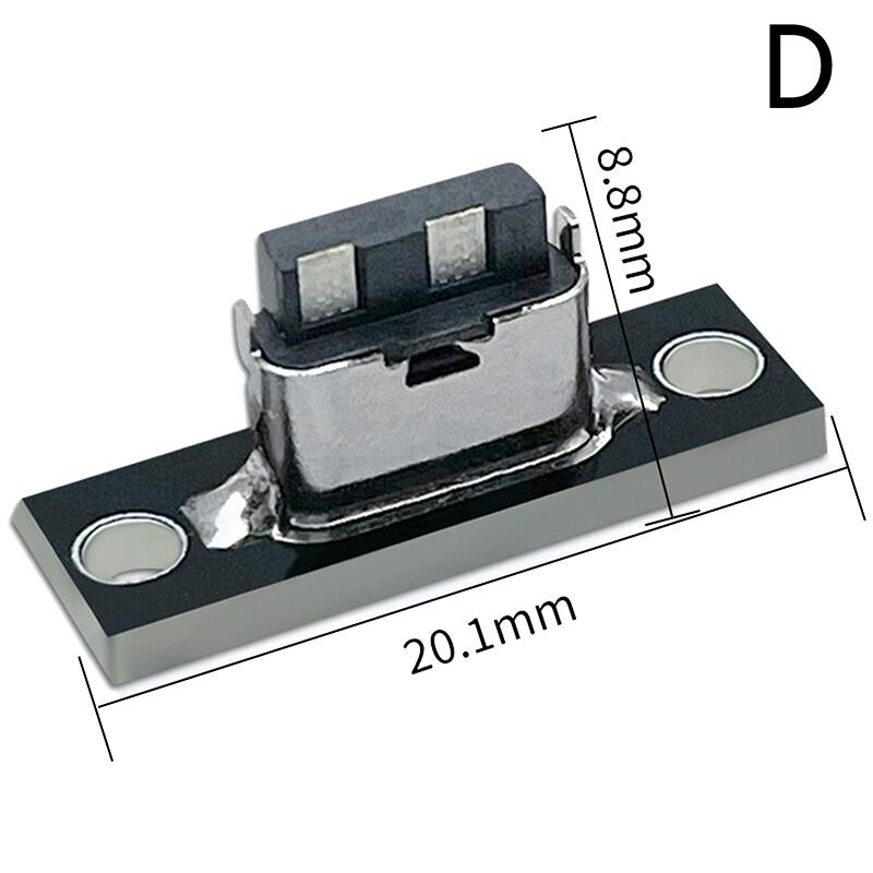 USB 3.1 Typ C-Buchse mit Schraubbefestigungsplatte Typ-C USB-Buchse 3.1 Typ-C 2-polige 4-polige 5-polige 6-polige Buchse