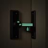 Door Latch Luminous Sliding Door Lock 90 Degree Barn Bolt Zinc Alloy Gate Latch Lock Window Cabinet Hook Lock Buckle Hardware