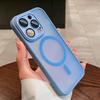 Luxury Matte Magnetic For Magsafe Translucent Case For iPhone  16 15 14 13 11 12 Pro Max Plus Glass Lens Wireless Charge Cover