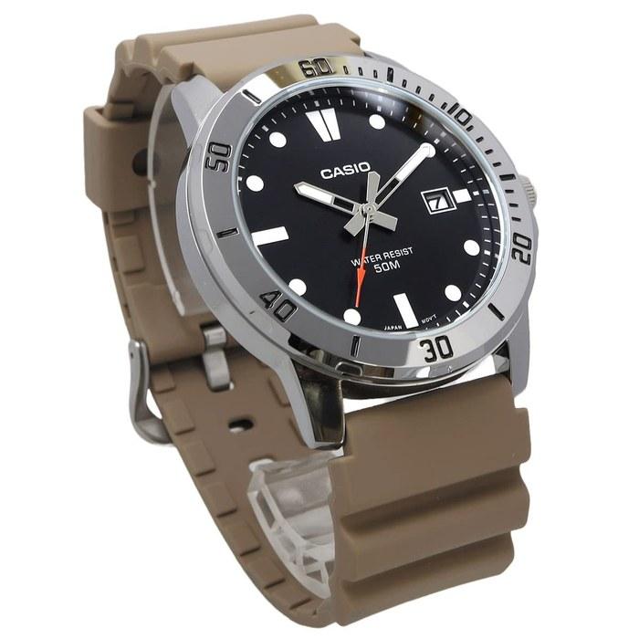 Casio Standard Analog Quartz Men's Watch MTP-VD01-5EV Military Khaki Beige