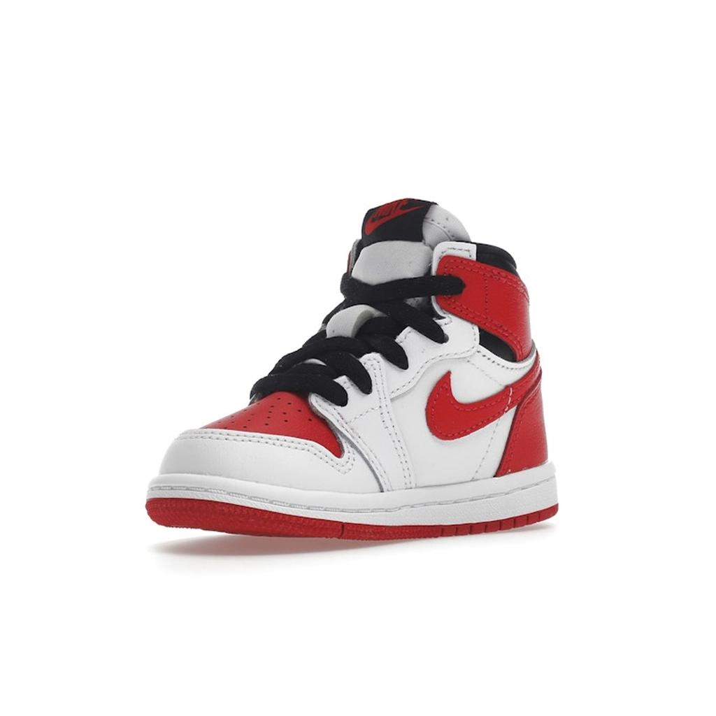 Air Jordan 1 Retro High OG TD Heritage Baby Sneakers Red White University-Red AQ2665-161