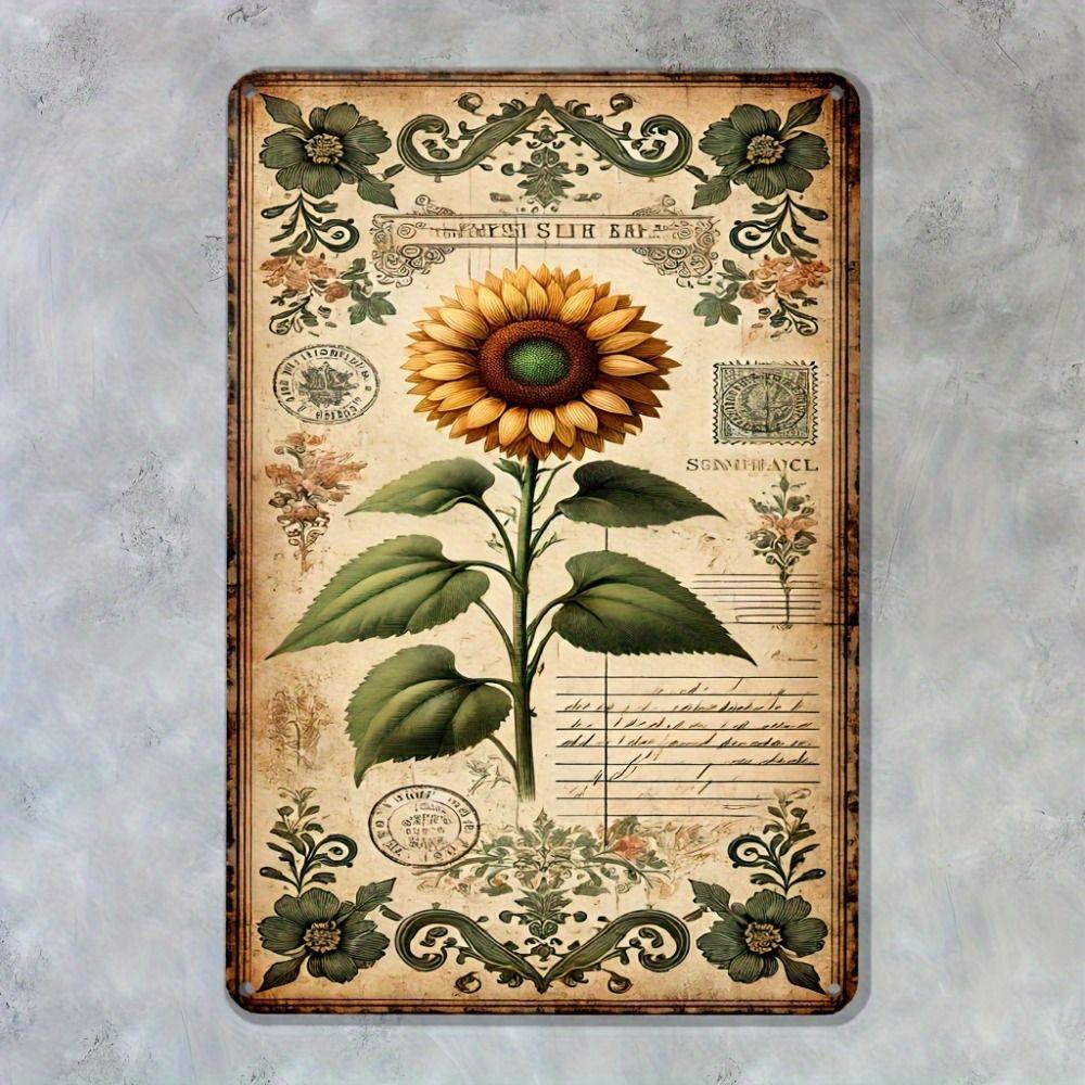 Vintage Metallwandkunstschild Biene Küchen Dekoration Kaffeebar Blechschild