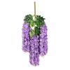 Yousheng 12Pcs Simulated Flower Garland Realistic Wisteria Vines Easy To Clean Reusable Wisteria Vines Wedding Decoration