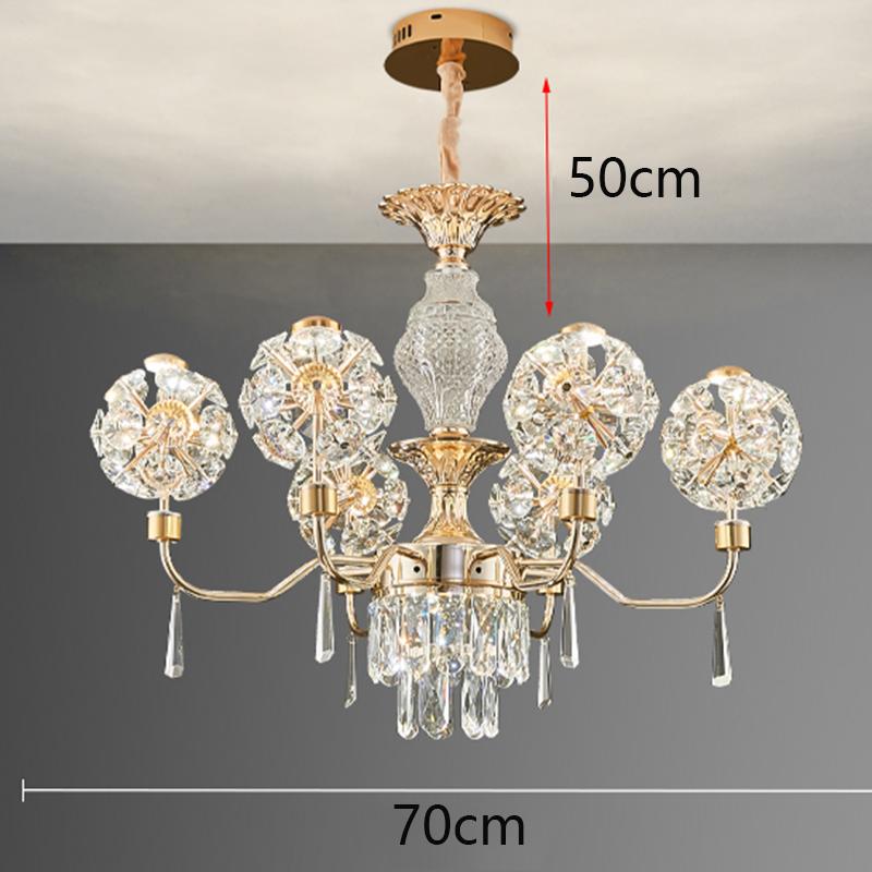 Home DecorationPendant Lights, Luxury Crystal Living Room Chandelier, Bedroom Pendant Lamp, Ceiling Light, Indoor Lighting