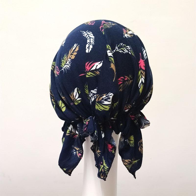 White Pirate Tricorne Bandana Chemotherapy Cap - Thin, Breathable, Adult Headwrap