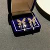 Super Shiny Zirconia Butterfly Tassel Ear Cuffs: Exquisite, Personalized, Versatile Earrings for Women