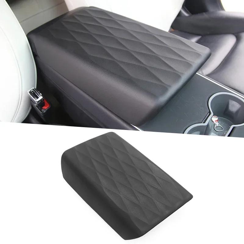 For Tesla Model 3 Model Y Juniper 2025 Central Console Armrest Cover TPE Wear-Resistant Armrest Box Protector Car Accessories