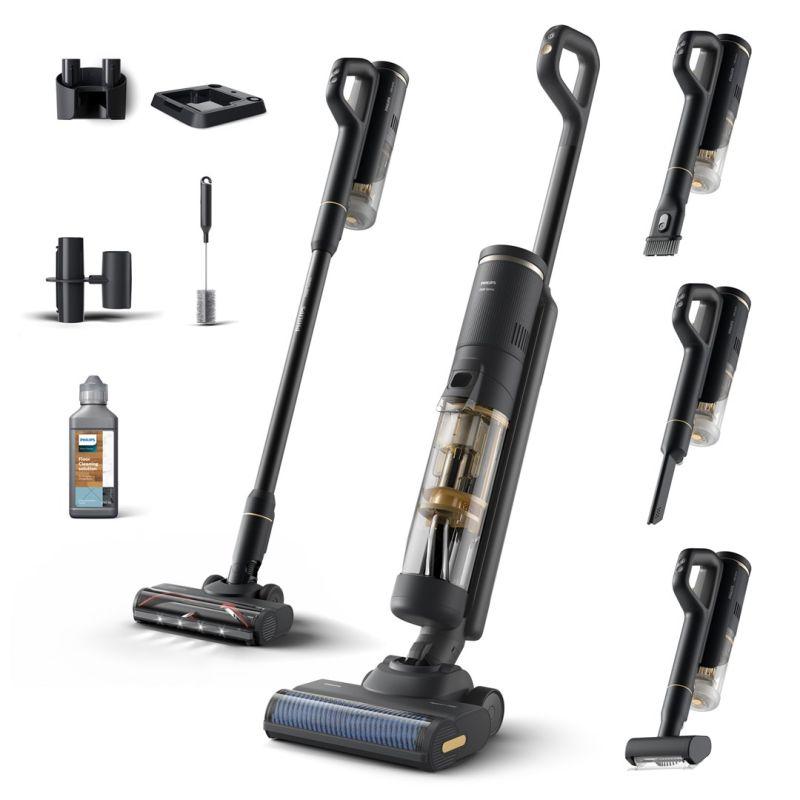 Philips aquatrio xw7264/11 cordless vacuum cleaner 21.6V Black/Yellow