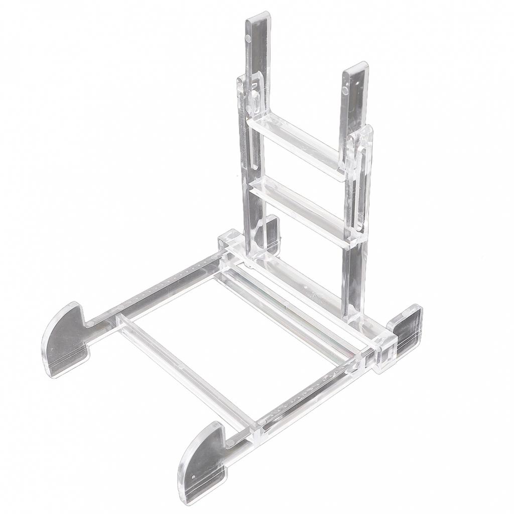 Transparent Display Easel Bowl Plate Art Photo Picture Frame Holder Book Stands