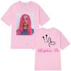 Addison Rae Headphones Fashion Graphic Tshirt Unisex Wounisex Cotton Casual Loose T Shirt Fan Gifts Summer Aesthetic Casual Tshirts