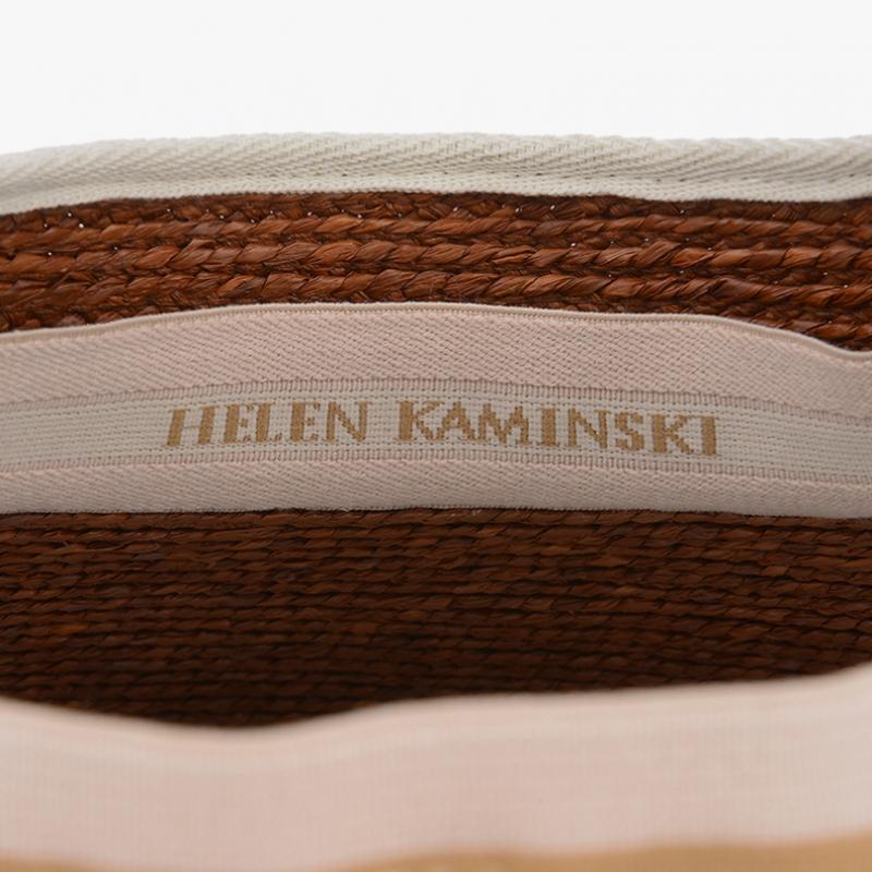 Helen Kaminski Mita Nutshell Sand Visor Sun Cap Hat50220
