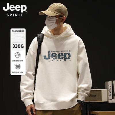 JEEP SPIRIT Men's Casual Hooded Sweatshirt