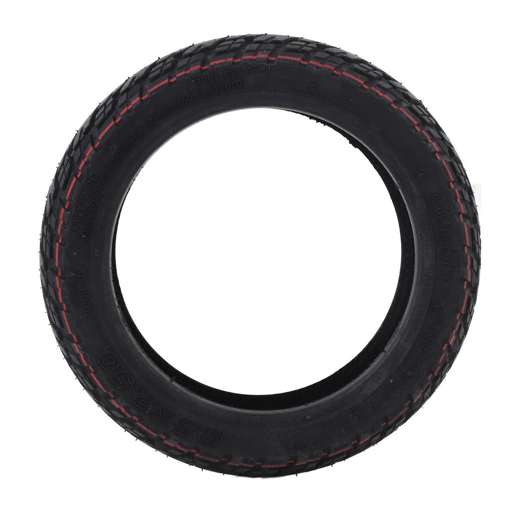 9.5x2.50 Scooter Tire 9.5 Inch Tubeless Tire Vacuum Outer Tire with Valve for KQi3 Electric Scooter