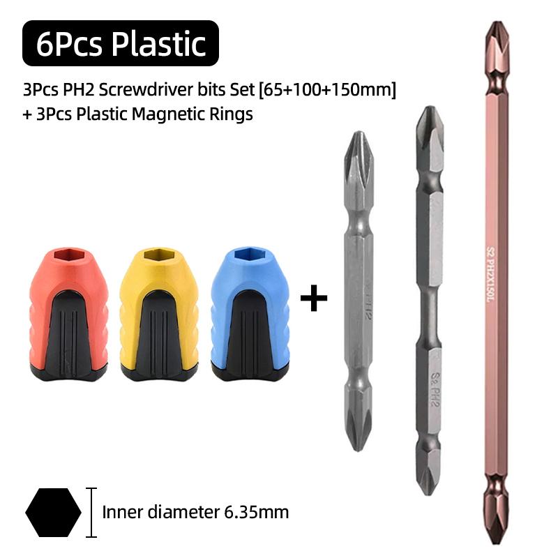 Magnetický držák bitů Magnetický kroužek Silný magnetizér Demagnetizér 6,35 mm Křížový držák bitů Ruční nářadí