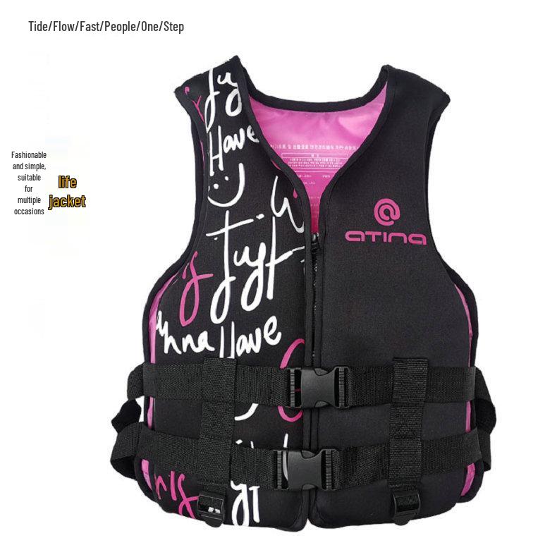 Adult Flood Rescue Life Jacket: Lightweight, High Buoyancy Vest for Fishing, Surfing, Diving.