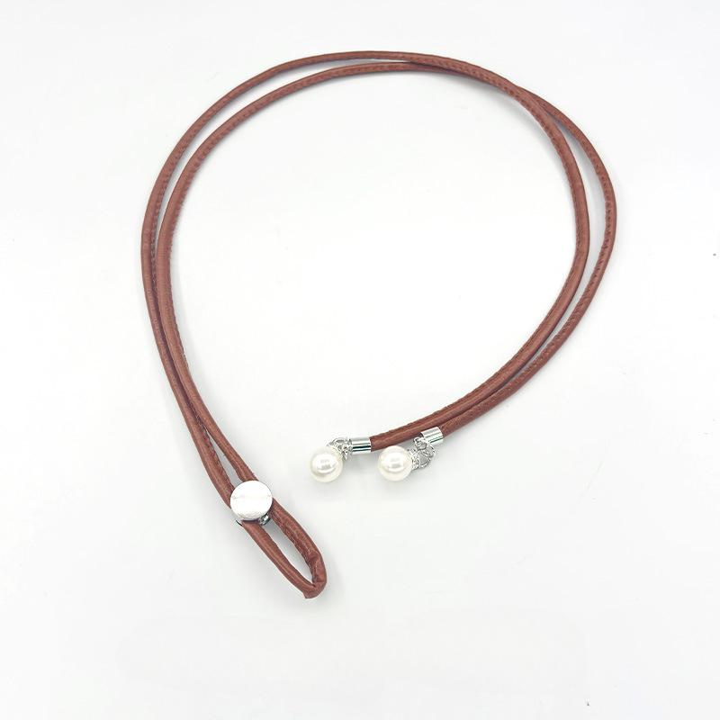 

Лента для подвязывания штор с цветами, регулируемая веревка, марлевая штора, складное хранение, веревка для завязывания и подвешивания Simple style1PC кофейный